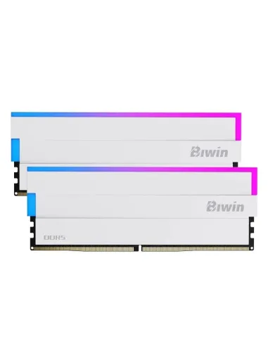 Biwin Opal DW100 DDR5 RGB 6000MHz 32GB 2x16GB CL30 Blanca