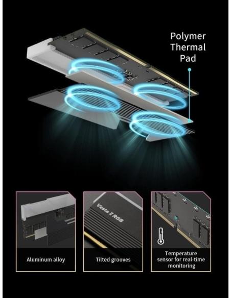 Acer Predator Vesta II RGB DDR5 6000MHz 32GB 2x16GB CL34 AMD EXPO e Intel XMP