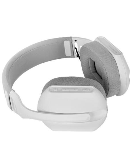 Mars Gaming MHW-PRO Auriculares Inalámbricos 7.1 ARGB Flow Bluetooth 5.3 Micrófono Dual Blancos