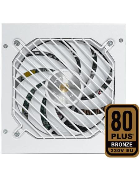Mars Gaming MPB650SI Fuente Alimentación ATX 650W 7 Años Garantía 80PLUS Bronze 90% Blanco
