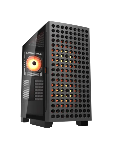 Cougar Airface Eco RGB Mid Tower Cristal Templado USB 3.2 Negro