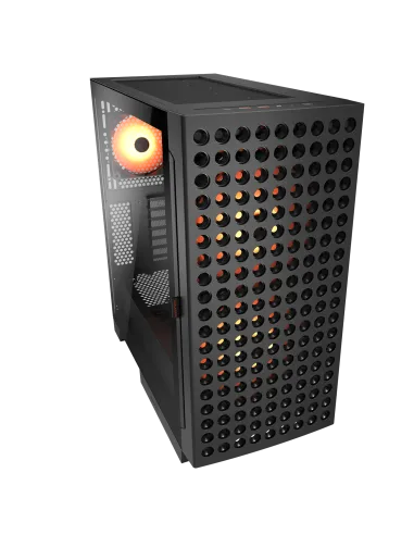 Cougar Airface Eco RGB Mid Tower Cristal Templado USB 3.2 Negro