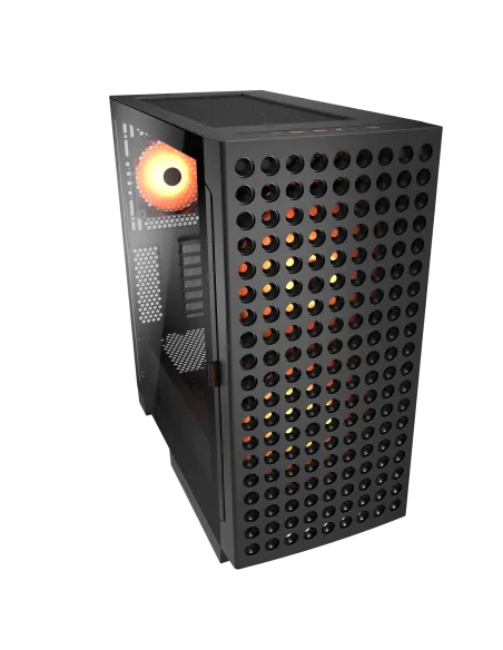 Cougar Airface Eco RGB Mid Tower Cristal Templado USB 3.2 Negro