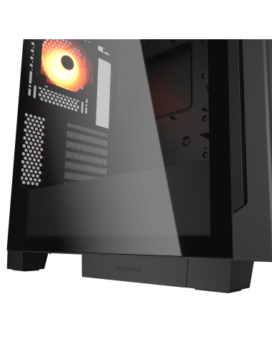 Cougar Airface Eco RGB Mid Tower Cristal Templado USB 3.2 Negro