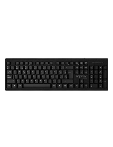 Approx APPMX225 Teclado USB Negro