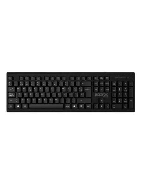 Approx APPMX225 Teclado USB Negro