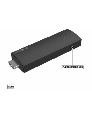 Strong LEAP-UNA Reproductor Multimedia HDMI 2K Ultra HD Android Negro