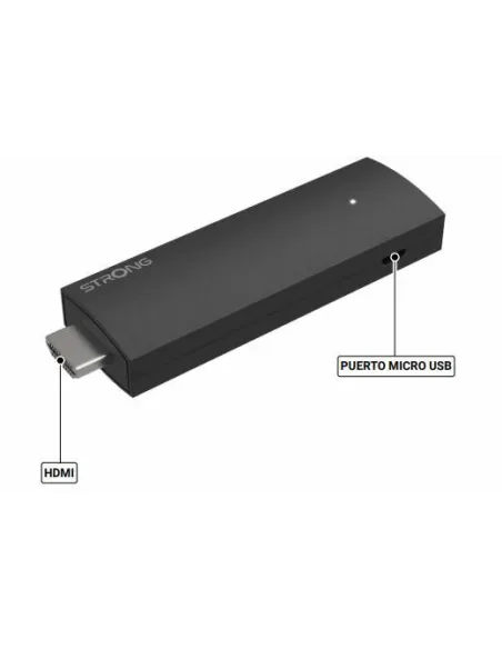 Strong LEAP-UNA Reproductor Multimedia HDMI 2K Ultra HD Android Negro