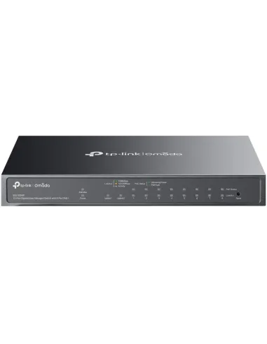 TP-Link Omada ES210GMP Switch Gestionado 10 Puertos Gigabit Ethernet PoE