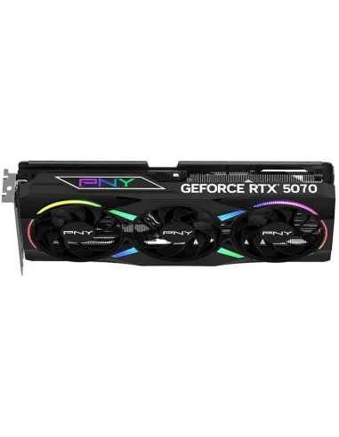 PNY GeForce RTX 5070 ARGB Overclocked Triple Fan 12GB GDDR7 Reflex 2 RTX AI DLSS4