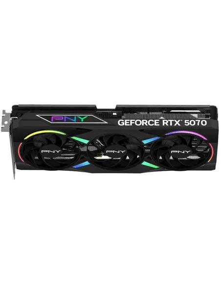 PNY GeForce RTX 5070 ARGB Overclocked Triple Fan 12GB GDDR7 Reflex 2 RTX AI DLSS4