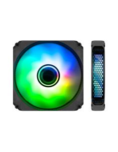 Coolbox Infinity Ventilador Suplementario 120mm ARGB Negro-IMIVEN0535