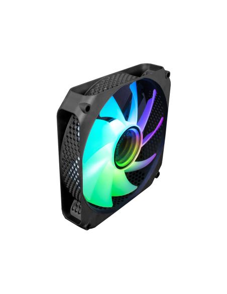Coolbox Infinity Ventilador Suplementario 120mm ARGB Negro