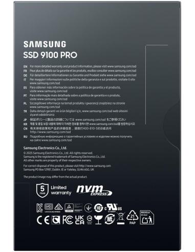 Samsung 9100 Pro MZ-VAP2T0 NVMe SSD M.2 2TB PCIe 5.0