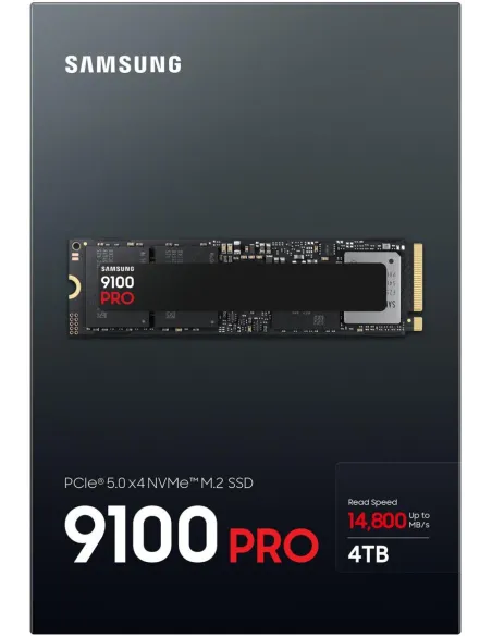 Samsung 9100 Pro MZ-VAP4T0 NVMe SSD M.2 4TB PCIe 5.0
