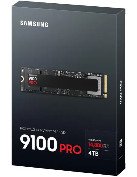 Samsung 9100 Pro MZ-VAP4T0 NVMe SSD M.2 4TB PCIe 5.0