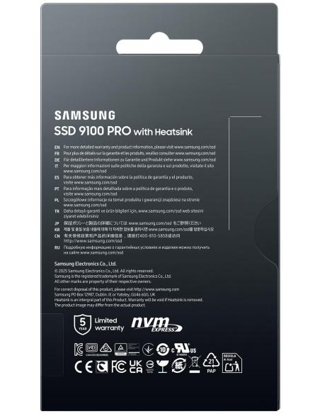 Samsung 9100 Pro MZ-VAP2T0CW NVMe SSD M.2 2TB PCIe 5.0