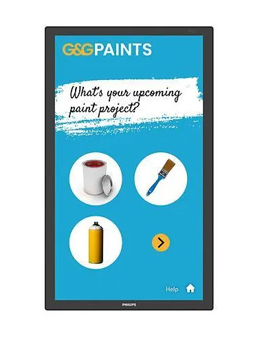 Philips 3000 Series 24BDL3751T/00 Panel Interactivo 23.8" LCD FullHD Negro