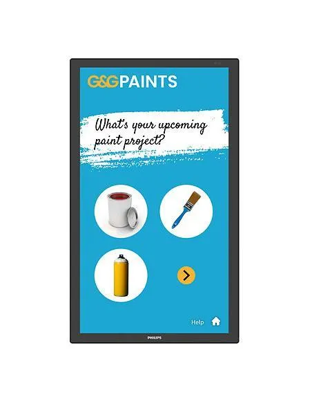 Philips 3000 Series 24BDL3751T/00 Panel Interactivo 23.8" LCD FullHD Negro