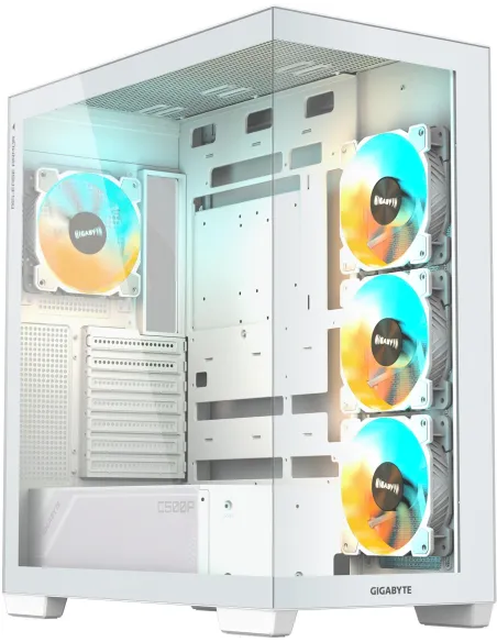 Gigabyte C500 PANOMARIC STEALTH Midi Tower USB 3.1 Blanca