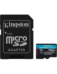 Kingston Canvas Go! Plus SDCG4/256GB microSDXC UHS-I + Adaptador SD-1396071
