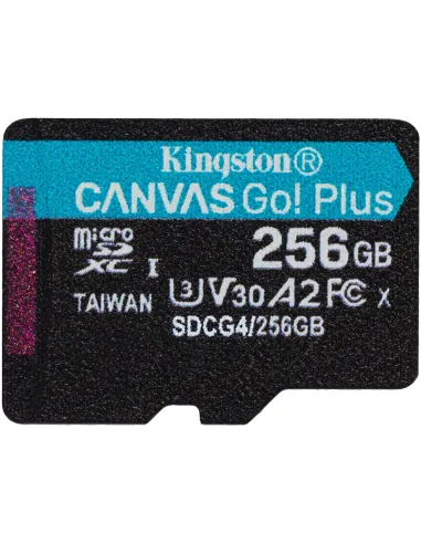 Kingston Canvas Go! Plus SDCG4/256GB microSDXC UHS-I + Adaptador SD