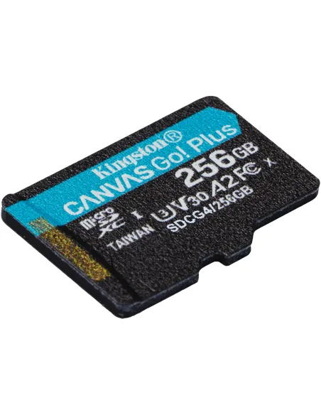Kingston Canvas Go! Plus SDCG4/256GB microSDXC UHS-I + Adaptador SD