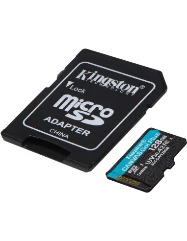 Kingston Canvas Go! Plus SDCG4/128GB microSDXC UHS-I + Adaptador SD