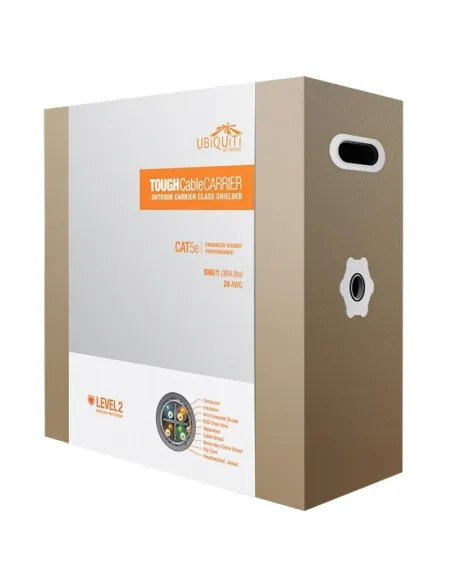 Ubiquiti TC-CARRIER Bobina Cable Apantallado Level 2 Cat.5e 305Mts