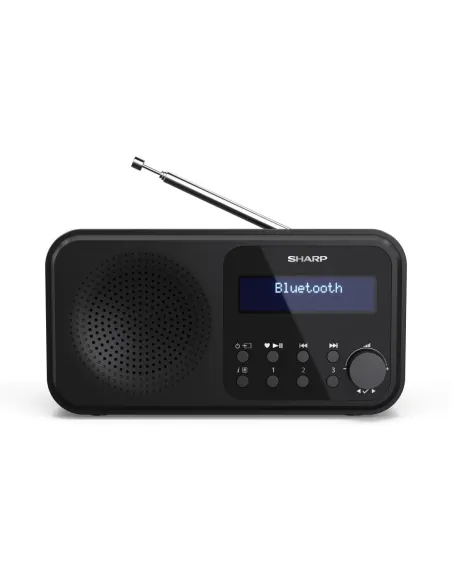 Sharp DR-P420 Radio Portátil Digital Negra