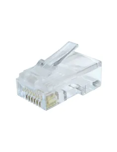 Gembird LC-8P8C-002/50 Conector RJ45 Cat.6 UTP Sólidos 50 Unidades Transparente-ANEAHE0469