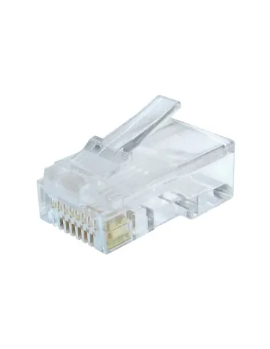 Gembird LC-8P8C-002/50 Conector RJ45 Cat.6 UTP Sólidos 50 Unidades Transparente