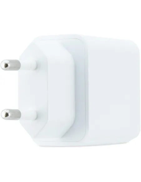 CoolBox COO-CUP-30CA Cargador USB-A/USB-C 30W Blanco