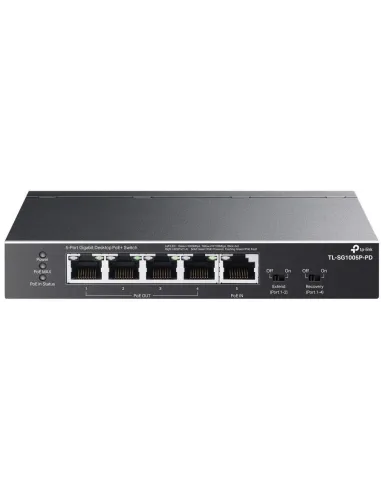 TP- Link TL-SG1005P-PD Switch de Sobremesa 5 Puertos Gigabit con 4 Puertos PoE