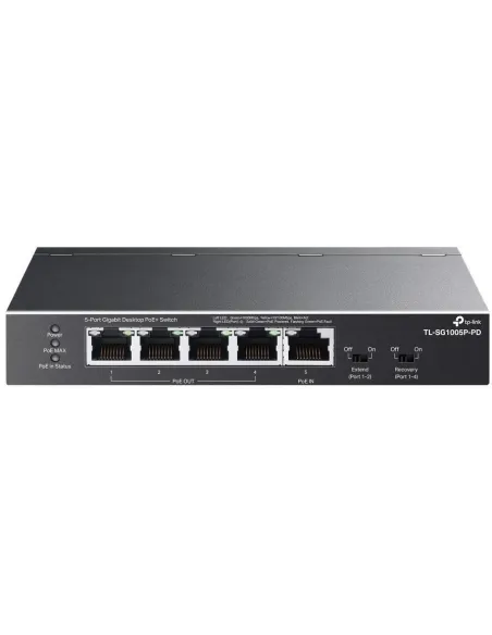 TP- Link TL-SG1005P-PD Switch de Sobremesa 5 Puertos Gigabit con 4 Puertos PoE