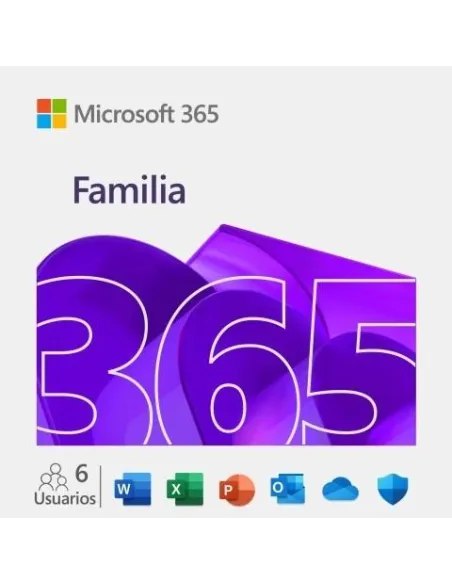Microsoft 365 Familia Licencia 6 Usuarios 1 Año