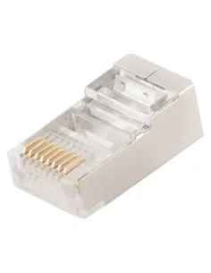 Gembird PLUG5SP/100 Conector RJ45 Cat.6 FTP 100 Unidades Transparente-ANEAHE0491