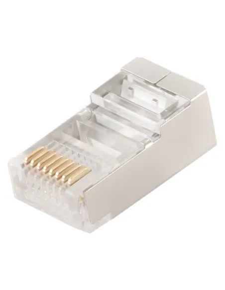 Gembird PLUG5SP/100 Conector RJ45 Cat.6 FTP 100 Unidades Transparente