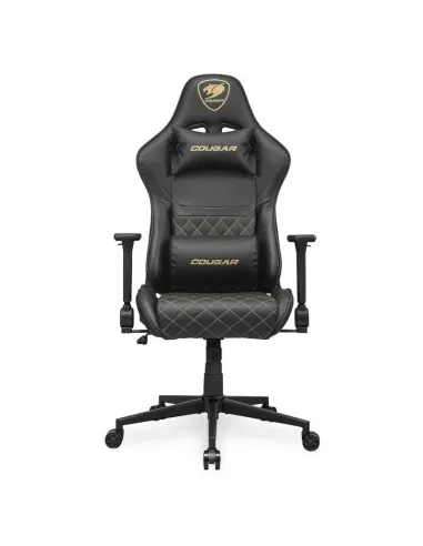 Cougar Armor One V2 Gold Silla Gaming Negra