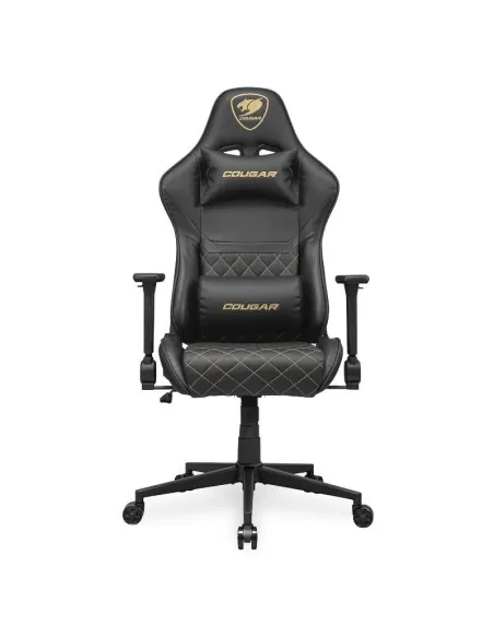 Cougar Armor One V2 Gold Silla Gaming Negra