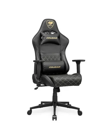 Cougar Armor One V2 Gold Silla Gaming Negra