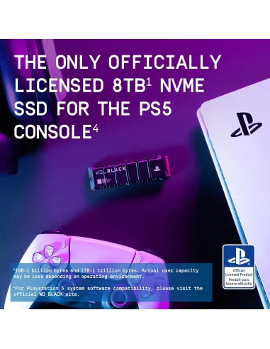 Western Digital Black SN850P 8TB M.2 PCI Express 4.0 NVMe para PS5