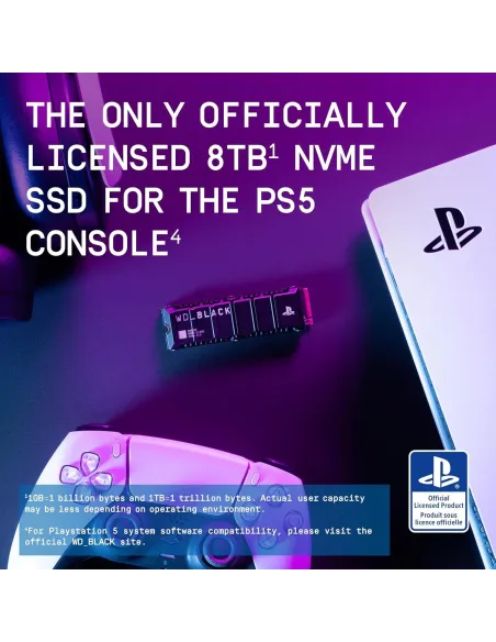 Western Digital Black SN850P 8TB M.2 PCI Express 4.0 NVMe para PS5