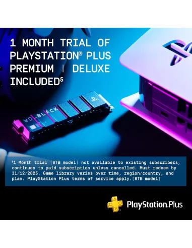 Western Digital Black SN850P 8TB M.2 PCI Express 4.0 NVMe para PS5