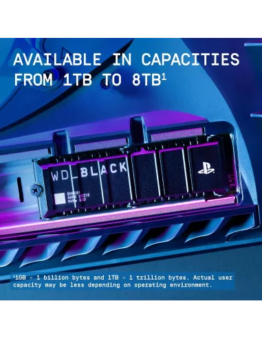 Western Digital Black SN850P 8TB M.2 PCI Express 4.0 NVMe para PS5