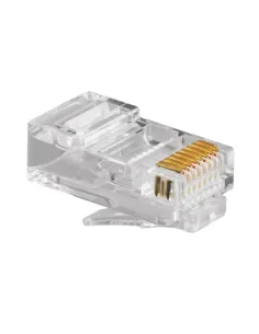 Gembird PLUG3UP6/100 Conector RJ45 Cat.5e UTP 100 Unidades Transparente-ANEAHE0570