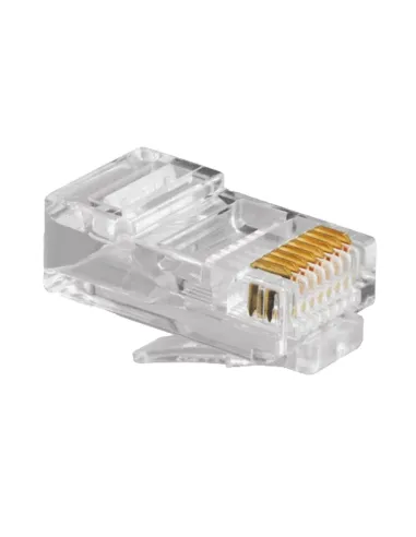 Gembird PLUG3UP6/100 Conector RJ45 Cat.5e UTP 100 Unidades Transparente