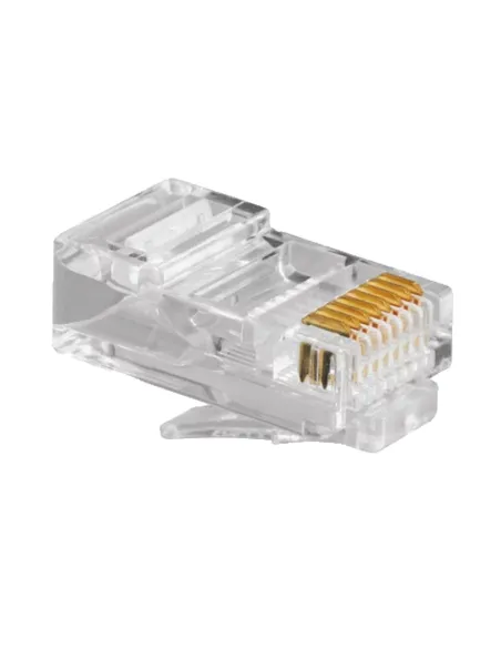 Gembird PLUG3UP6/100 Conector RJ45 Cat.5e UTP 100 Unidades Transparente