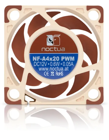 Noctua NF-A4x20 PWM Ventilador Suplementario 40mm Marrón