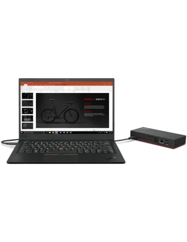 Lenovo ThinkPad Universal Docking Station 11 en 1 USB-C a USB-A/USB-C/RJ-45/DisplayPort/HDMI/Jack 3.5mm Negro